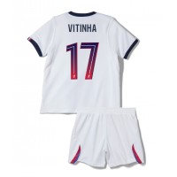 Paris Saint-Germain Vitinha #17 Bortaställ Barn 2026-27 Korta ärmar (+ Korta byxor)